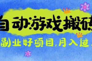 （16421期）游戏搬砖搞钱项目：月入1万+全程实操经验分享，小白也能做的副业好项目
